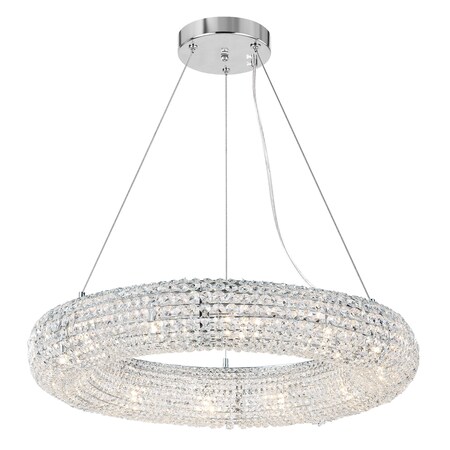 Cwi Lighting Veronique 12 Light Chandelier With Chrome Finish 1057P32-12-601